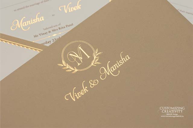 Customized & Unique wedding invitation cards