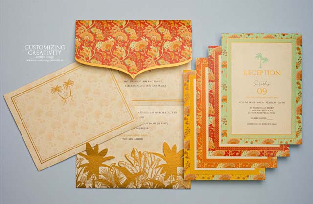 Customized & Unique wedding invitation cards