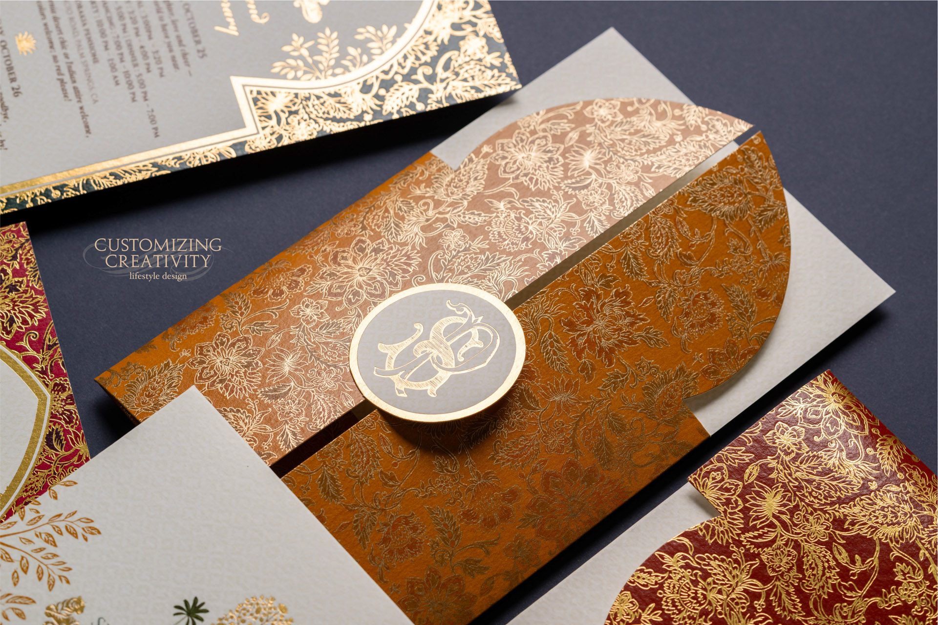 Customized & Unique wedding invitation cards