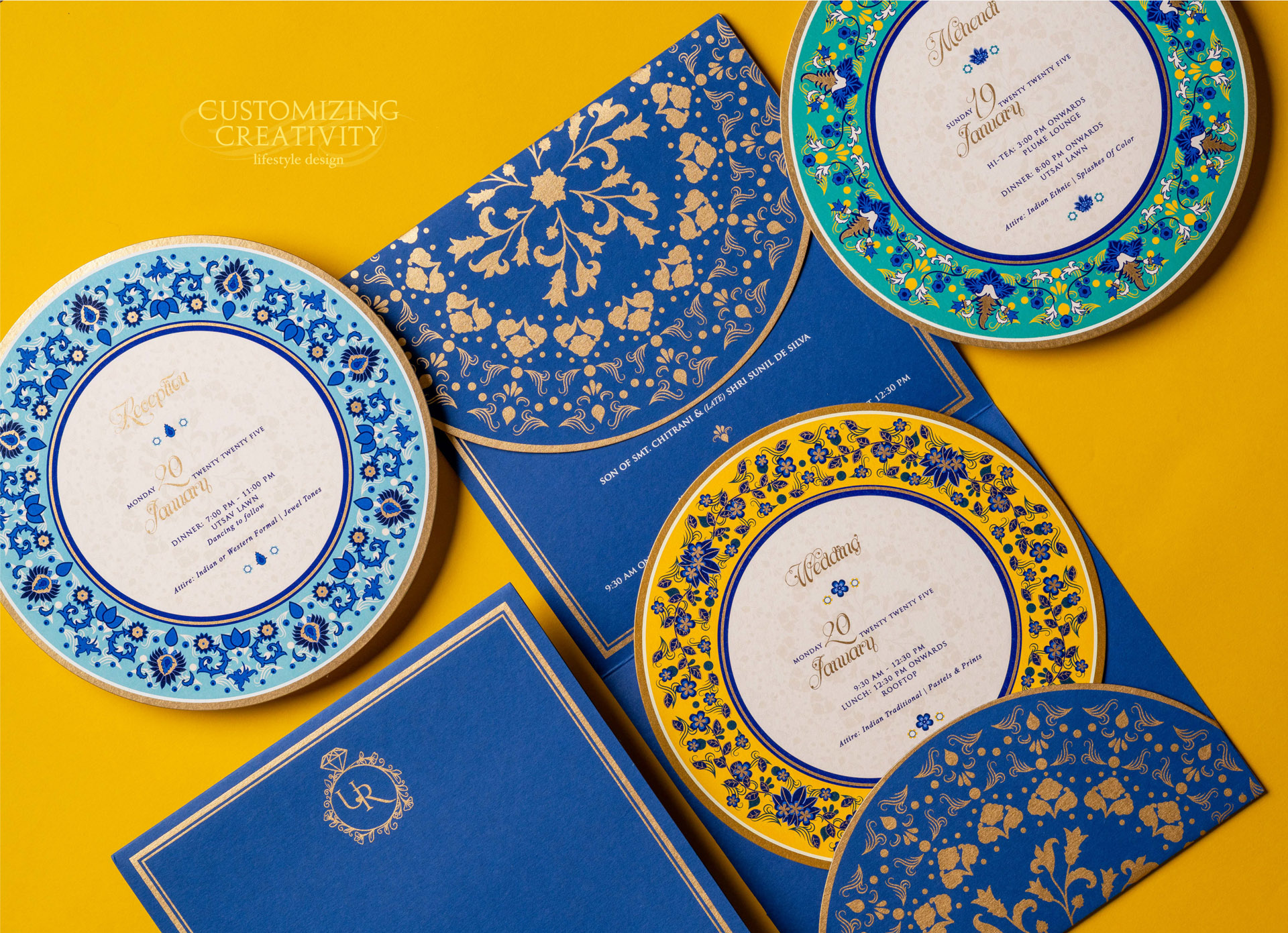 Customized & Unique wedding invitation cards