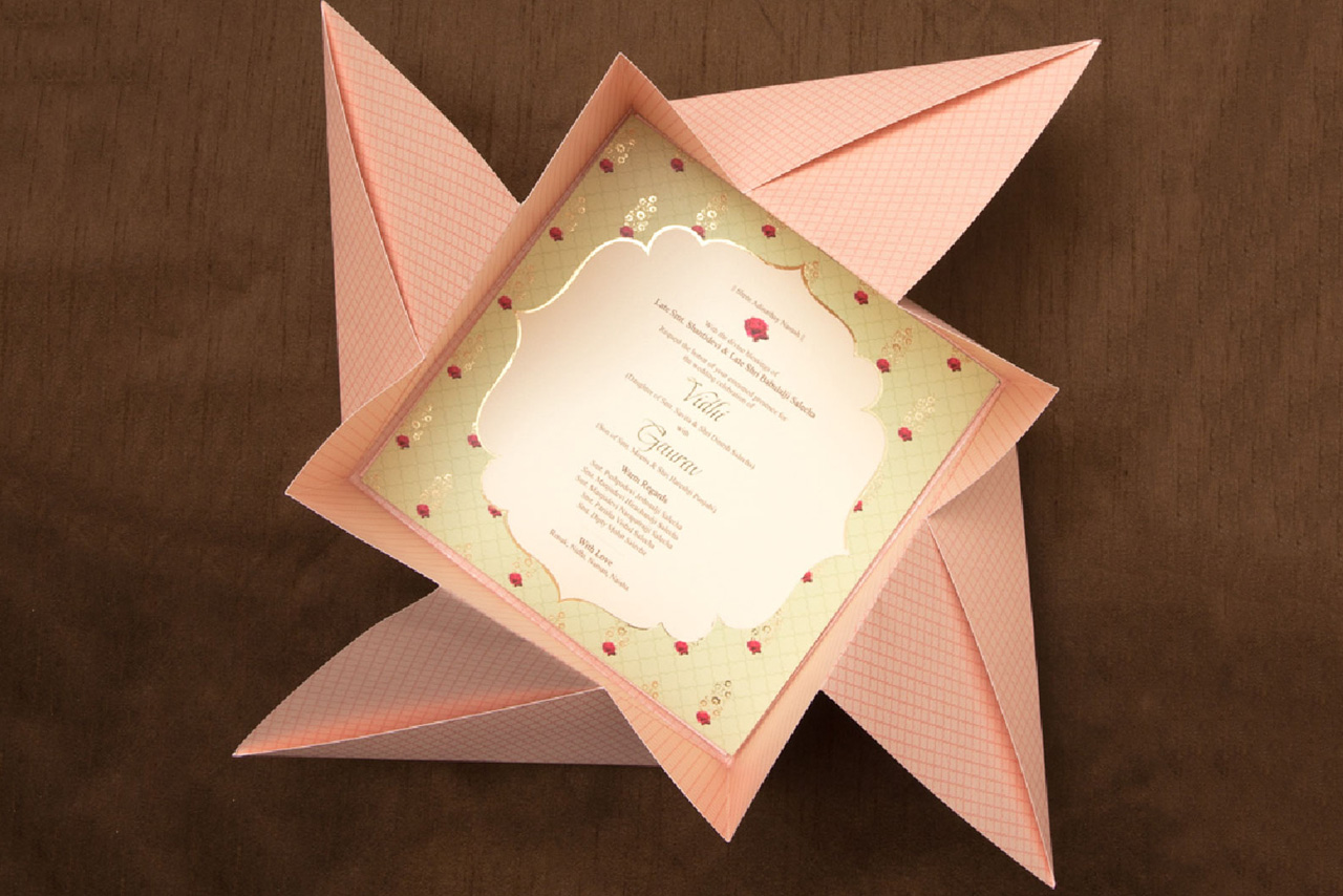 Creative Indian Wedding Invitations - Bespoke Invitation